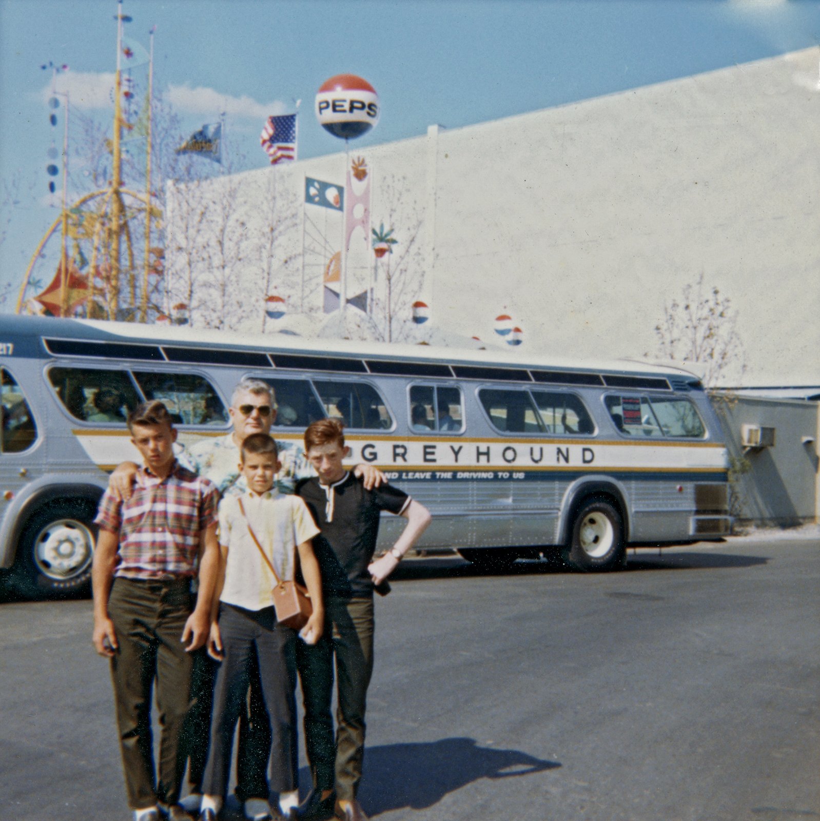 Gerry (right) with the O’Bryens at the New York World’s Fair, 1964.