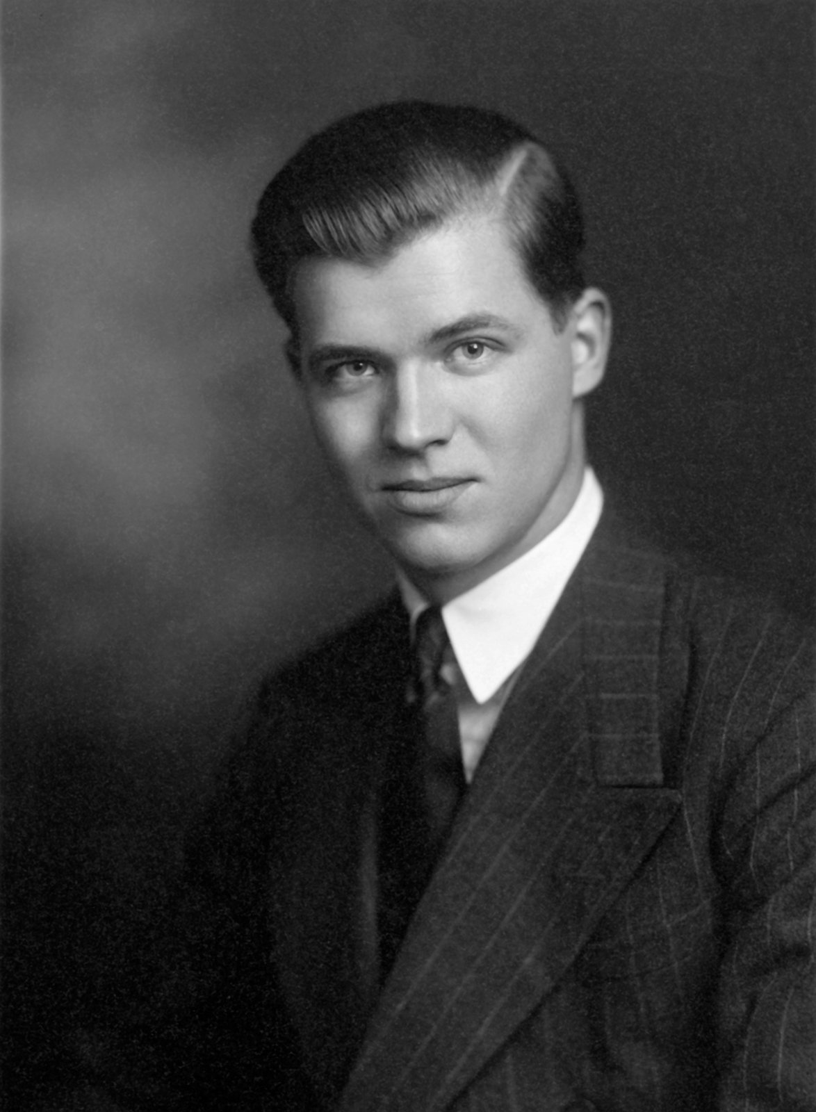 Portrait of my father, Edmund Davis, possibly taken around 1938