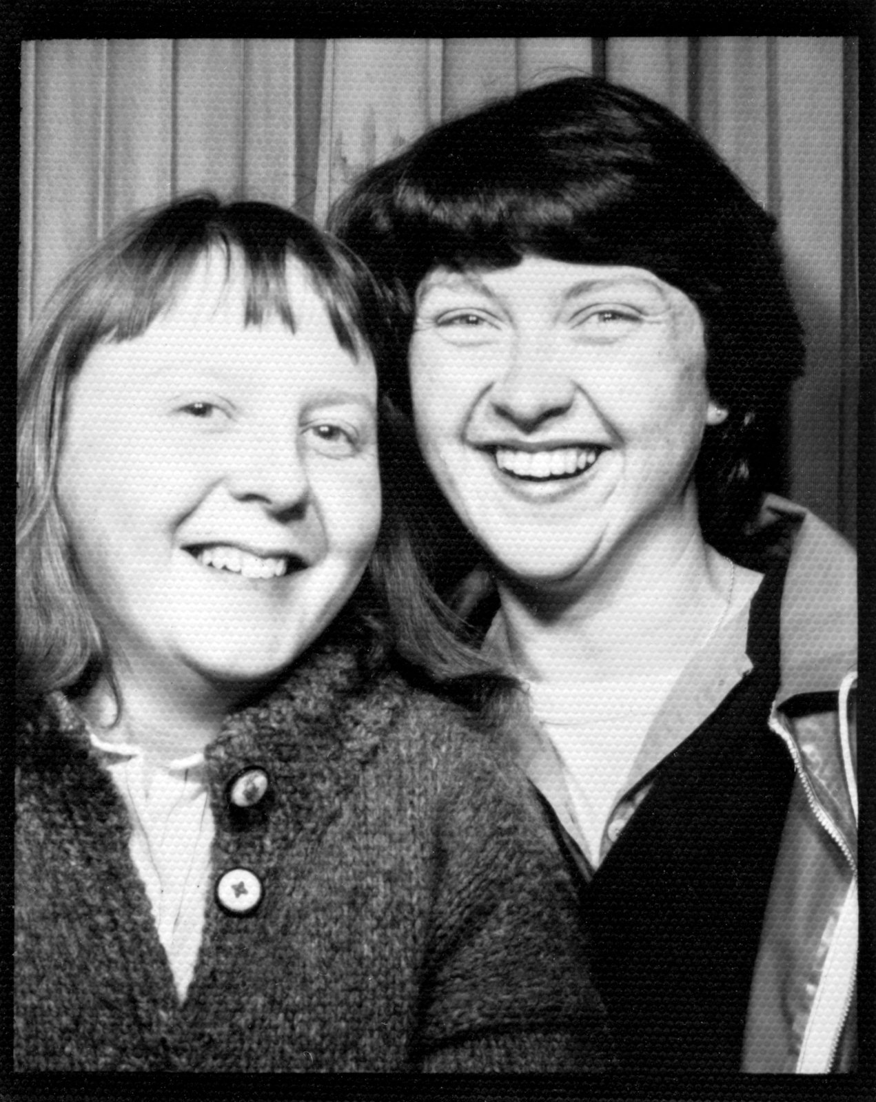 Paula Dillon (left) and Bernadette Quinn, c. 1979.