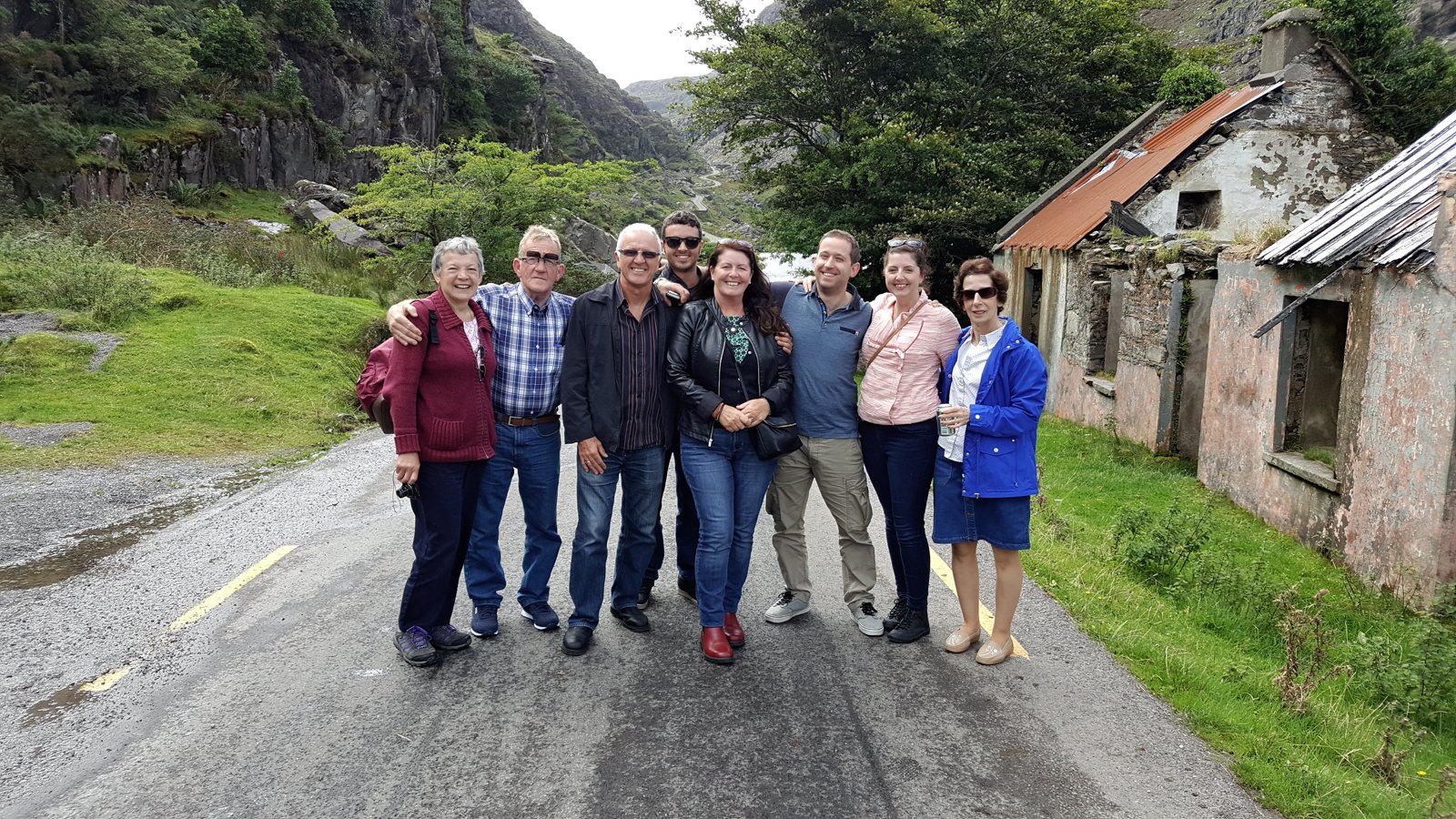 Family trip a few days after Colm and Geri’s wedding, Gap of Dunloe, October 2016.