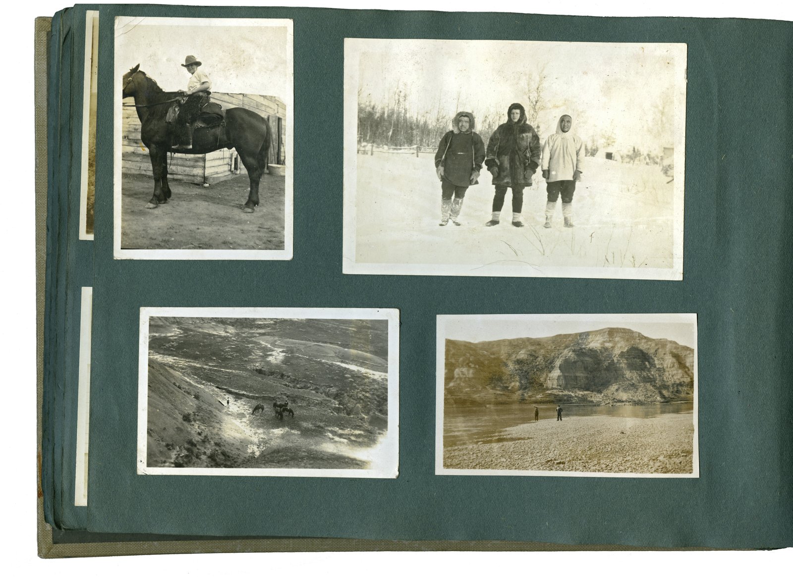 Album pages from Rev AE Scott’s trip west to Banff, the Rockies and British Columbia.