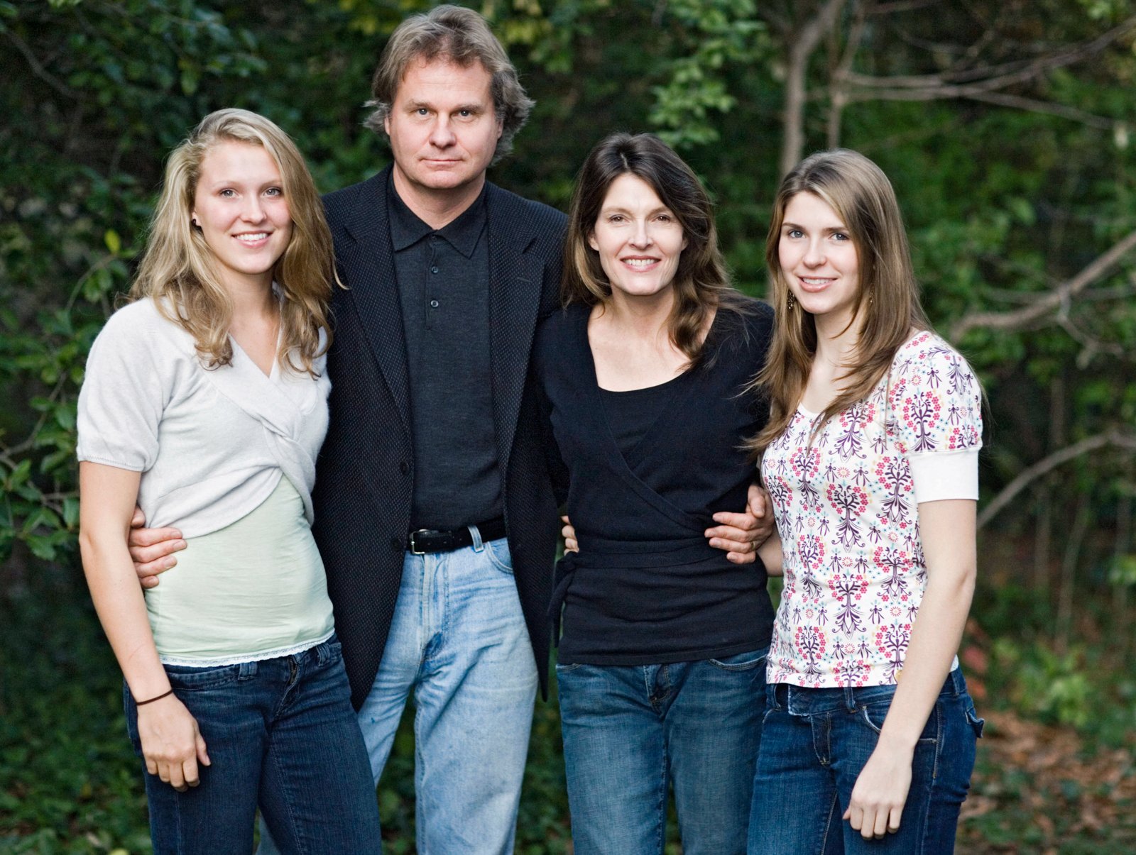 The Davis family, left to right: Tara Loraine, Wade, Gail and Raina Gwendolyn